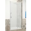 GELCO TRINITY CHROME 100cm pravé dvere do niky s pevnou stenou v rovine, profil chróm, sklo matné, GT1210MR-CH