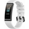 eses Silikónový remienok pre Huawei Band 3 Pro a 4 Pro - Biely