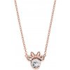 Disney detský náhrdelník Minnie Mouse strieborný pozlátený NS00003PRWL-157.CS