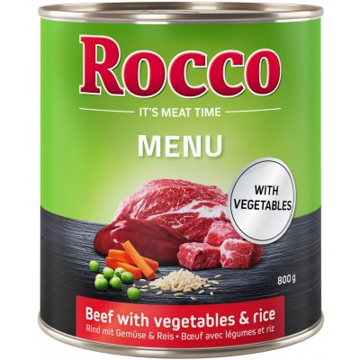 Rocco Menu hovädzie, zelenina & ryža 6 x 800 g