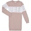 Guess Krátke šaty SWEATER DRESS Ružová