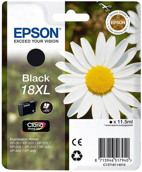 Epson 18XL Black - originálny