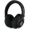 Bezdrôtové slúchadlá Guess PU 4G Metal Logo ENC, čierna