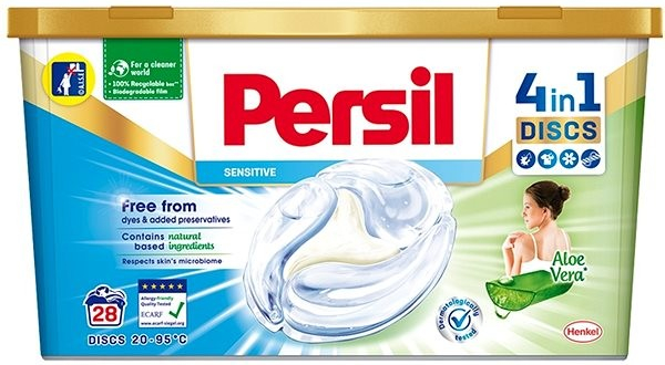 Persil pracie kapsule Discs 4 v 1 Sensitive 28 ks