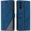 Knižkové puzdro Rhombus modré – Samsung Galaxy A05s
