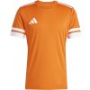 Pánsky dres adidas, SQUADRA 25 JERSEY Oranžová,Biela, XXL