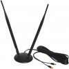 GSM/3G/LTE SMA dvojitá magnetická anténa 7dB