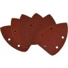 GUDE Brúsny papier delta 140x102 mm, 2x K60, 2x K80, 2x K100 Güde 58163