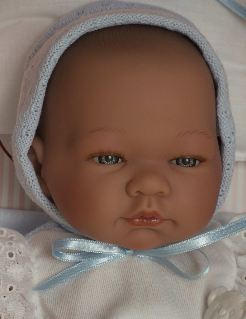 Asivil Realistické bábätko PABLO na polštářku