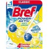 BREF Power Aktiv tuhý WC Blok Lemon 50g