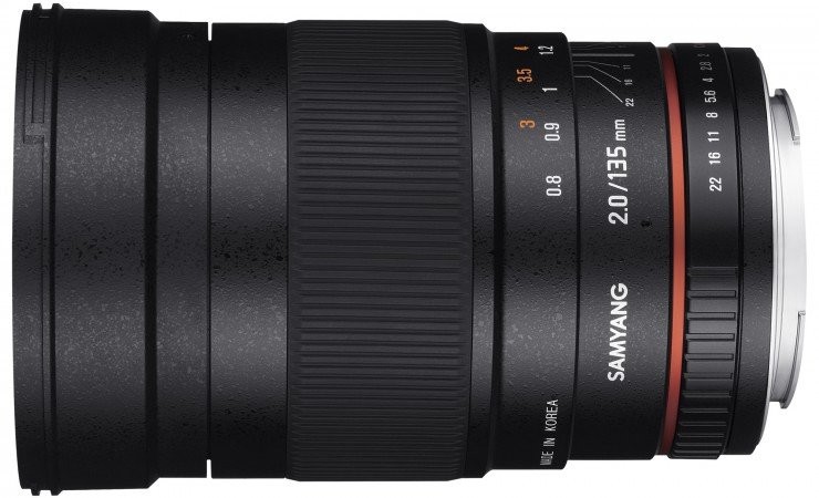 Samyang 135mm f/2 ED UMC Pentax K