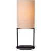 LUCIDE 30562/81/38 HERMAN stolná lampa V500mm 1xE27 čierna, krémová