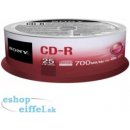 Sony CD-R 700MB 48x, 25ks