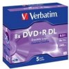 DVD+R VERBATIM DL 8,5GB 8X Dvojvrstvové 5ks/bal.