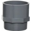 PVC tvarovka - prechodka, vonkajší závit, 25mm x 3/4
