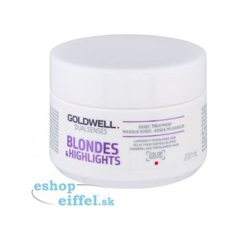 Goldwell Dualsenses Blondes & Highlights maska pre melírované vlasy (60sec Treatment for Blonde & Hightlighted Hair) 200 ml