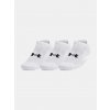 Unisex ponožky Under Armour Unisex UA TC No Show (3 páry) Biela MD