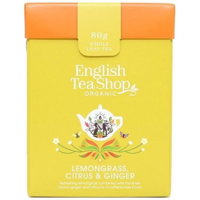 English Tea Shop Papier škatuľka Citrónová tráva zázvor a citrusy 80 g