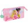 Trojitý peračník Barbie Painterly Ružová Nebeská modrá 22 x 12 x 3 cm