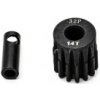 KONECT Oceľový motorový pastorok 14 zubov, modul 32DP s 5mm vŕtaním a 3,17mm adaptérom
