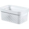 CURVER Úložný box INFINITY 4,5 l recyklovaný plast bílý