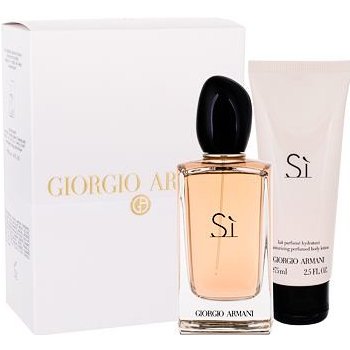 Giorgio Armani Si EDP 100 ml + telové mlieko 75 ml darčeková sada