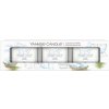 YANKEE CANDLE Clean Cotton Votív v skle sada 3 x 37 g