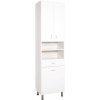 Kúpeľňová skrinka vysoká Keramia Pro 50x192x33,3 cm biela PROV50K