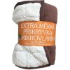 sleepwell Deka mikrovlákno Ovce prešiv tmavo hnedá 150x200