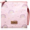 Saro Baby Sandwich Bag vrecúško na desiatu/olovrant Pink 17,5x17,5 cm 1 ks
