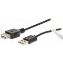 Valueline VLCP60010B30 USB 2.0 A zástrčka - A zásuvka, 3m, černý