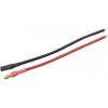 GForce Konektor zlacený 3.5mm s kabelem kabel 14AWG 10cm (1 pár)