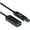 Club3D CAC-1411 prodlužovací USB-C M/F, 5m, černý
