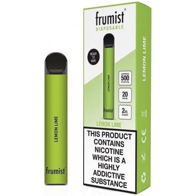 Frumist Disposable Lemon Lime 20 mg 500 poťahov 1 ks