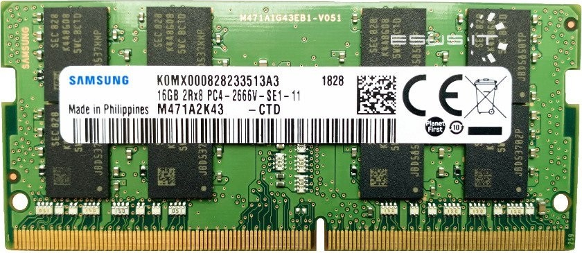 Samsung DDR4 16GB 2400MHz CL17 M471A2K43BB1-CRC