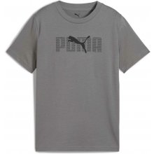 Puma Essentials Logo Lab Tee sivá