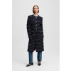 KABÁT KARL LAGERFELD BOUCLE LONG JACKET DARK NAVY BOUCLE