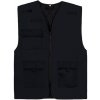 Korntex Kiel Multifunkčná pracovná reflexná vesta KX166 Black