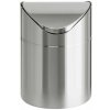 Odpadkový kôš, 1,5 l, nehrdzavejúca oceľ, stolový, VEPA BINS, strieborná