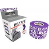 BB Tape Kineziologický tejp Tatto Fialová - s dizajnom tetovania - 5 cm x 5 m