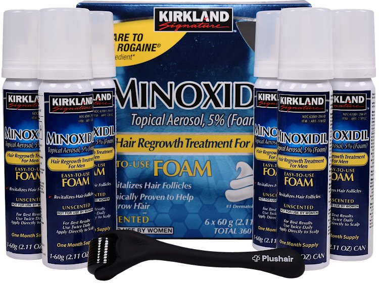 Kirkland Minoxidil 5% 6 mesačná kúra proti vypadávaniu vlasov 6 x 60 ml od  69 € - Heureka.sk