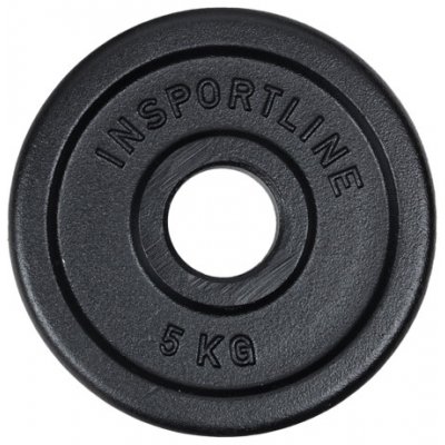 Insportline Liatinový olympijský kotúč Castblack OL 5 kg 50 mm