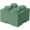 LEGO® Úložný box 250 x 250 x 180 army zelená