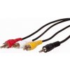 AV kábel AQ OK015Z 3,5mm jack/3x RCA, 1,5 m