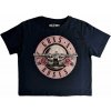 Guns N' Roses Tričko Classic Logo Ladies Navy Blue XL