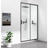 GELCO - SIGMA SIMPLY BLACK sprchové dvere posuvné 1100, číre sklo GS1111B