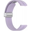Techsuit - Watchband 20mm (W011) remienok pre Samsung Galaxy Watch 4 / 5 / Active 2, Huawei Watch GT 3 (42 mm) / GT 3 Pro (43 mm) – fialový KF2313747