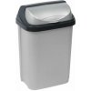 Kôš na odpad Rasmus Roll Top 10 l strieborný