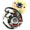 Iskrovač stator pre skúter s 8 cievkami 4T 4k + magneto