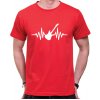 Fajntričko Tričko - EKG Gitara, Farba **červená**, Strih/ Variant Pánsky/UNISEX